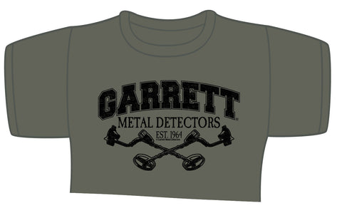 Garrett Metal Detecting on Military Green